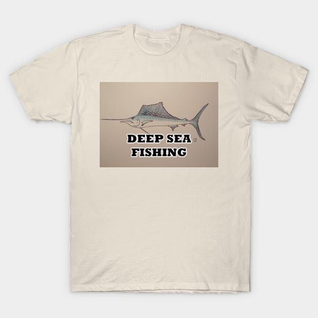 Deep Sea Fishing-sailfish T-Shirt by Matt Starr Fine Art